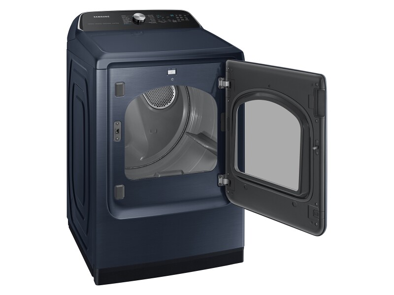 7.4 cu. ft. Smart Gas Dryer with Pet Care Dry and Steam Sanitize+ in Brushed Navy DVG54CG7150DA3