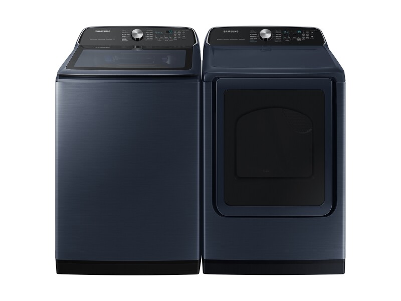 7.4 cu. ft. Smart Gas Dryer with Pet Care Dry and Steam Sanitize+ in Brushed Navy DVG54CG7150DA3