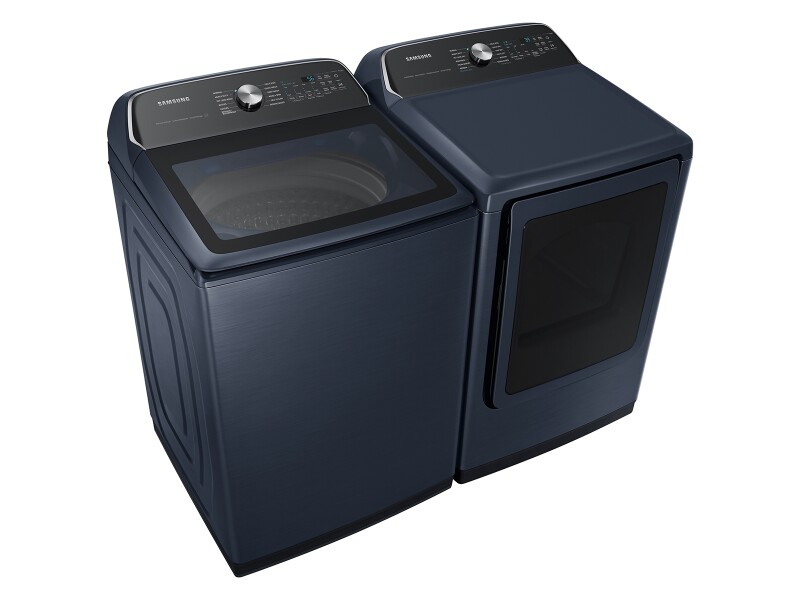 7.4 cu. ft. Smart Gas Dryer with Pet Care Dry and Steam Sanitize+ in Brushed Navy DVG54CG7150DA3