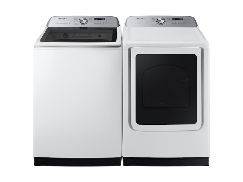 7.4 cu. ft. Smart Gas Dryer with Pet Care Dry and Steam Sanitize+ in White DVG54CG7150WA3