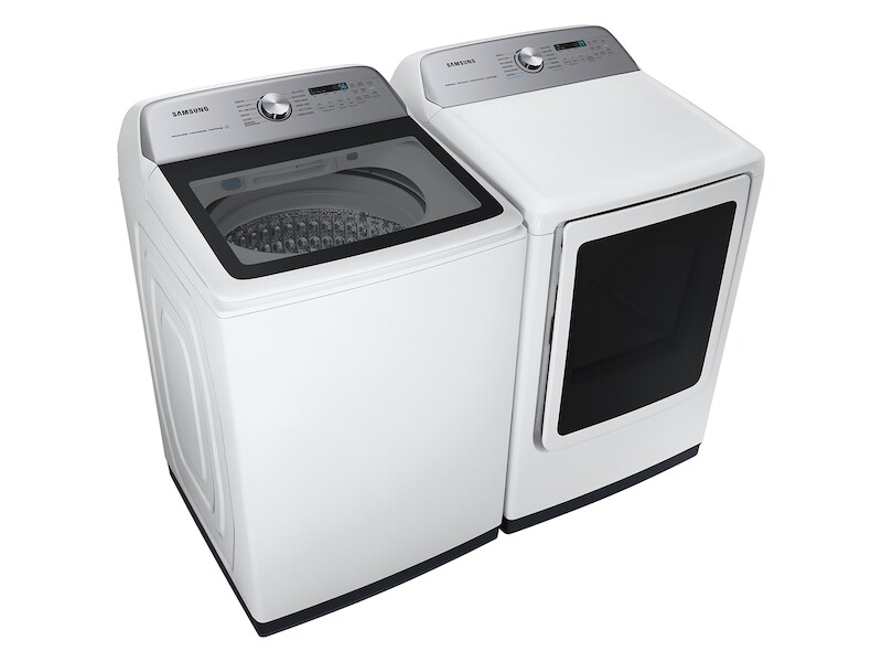7.4 cu. ft. Smart Gas Dryer with Pet Care Dry and Steam Sanitize+ in White DVG54CG7150WA3