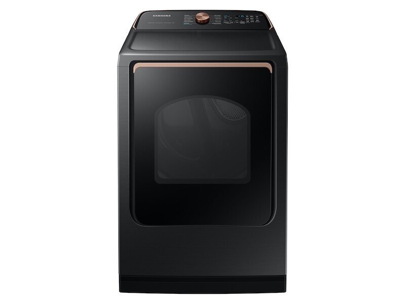 7.4 cu. ft. Smart Gas Dryer with Pet Care Dry and Steam Sanitize+ in Brushed Black DVG54CG7550VA3