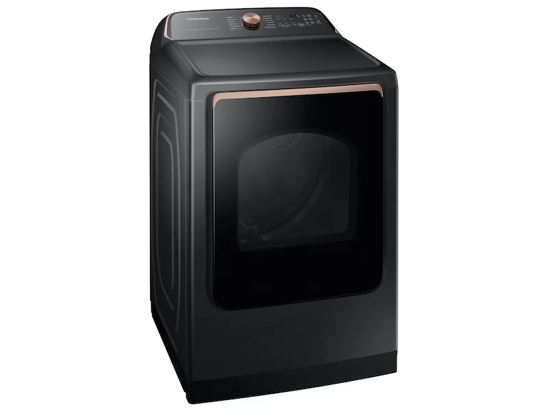 7.4 cu. ft. Smart Gas Dryer with Steam Sanitize+ in Brushed Black DVG55A7700VA3