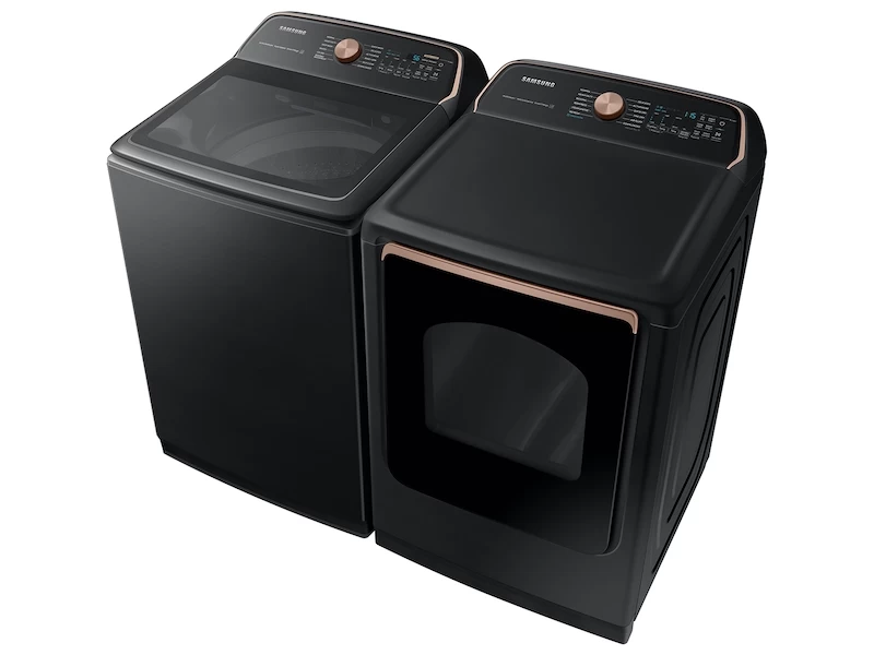 7.4 cu. ft. Smart Gas Dryer with Steam Sanitize+ in Brushed Black DVG55A7700VA3