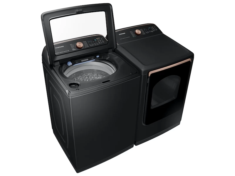 7.4 cu. ft. Smart Gas Dryer with Steam Sanitize+ in Brushed Black DVG55A7700VA3