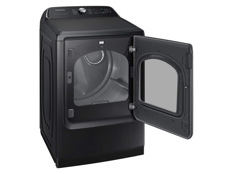 7.4 cu. ft. Smart Gas Dryer with Steam Sanitize+ in Brushed Black DVG55CG7100VA3
