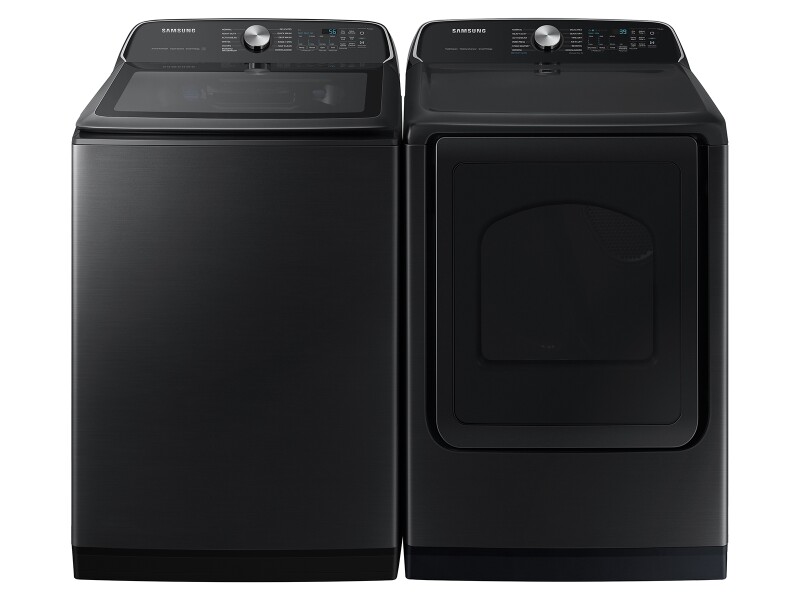 7.4 cu. ft. Smart Gas Dryer with Steam Sanitize+ in Brushed Black DVG55CG7100VA3