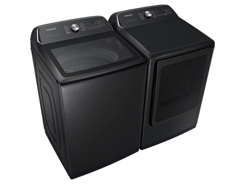 7.4 cu. ft. Smart Gas Dryer with Steam Sanitize+ in Brushed Black DVG55CG7100VA3
