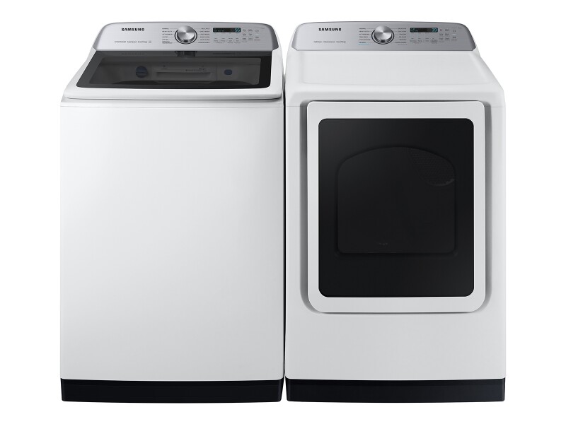 7.4 cu. ft. Smart Gas Dryer with Steam Sanitize+ in White DVG55CG7100WA3