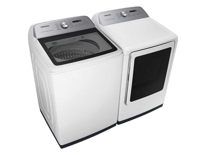 7.4 cu. ft. Smart Gas Dryer with Steam Sanitize+ in White DVG55CG7100WA3