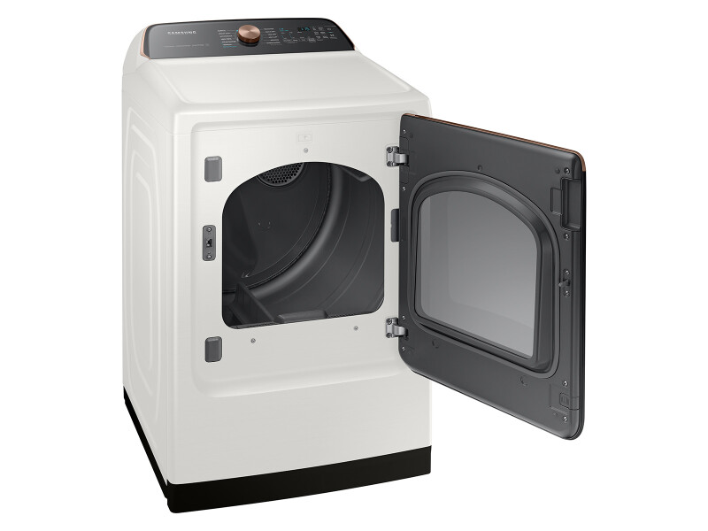 7.4 cu. ft. Smart Gas Dryer with Steam Sanitize+ in Ivory DVG55CG7500EA3