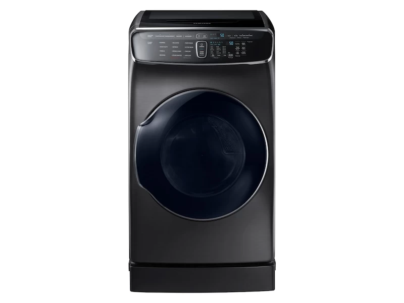 7.5 cu. ft. Smart Gas Dryer with FlexDry in Black Stainless Steel view 2