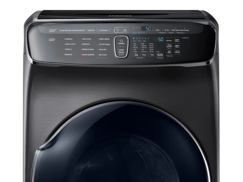 7.5 cu. ft. Smart Gas Dryer with FlexDry in Black Stainless Steel view 4