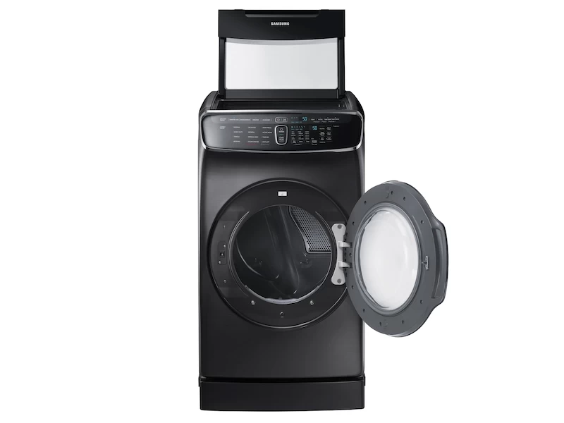 7.5 cu. ft. Smart Gas Dryer with FlexDry in Black Stainless Steel view 5