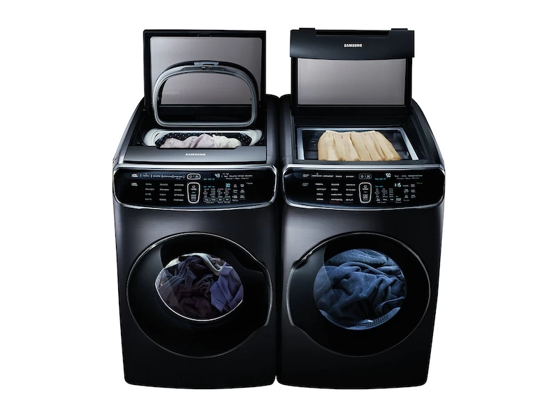 7.5 cu. ft. Smart Gas Dryer with FlexDry in Black Stainless Steel view 6