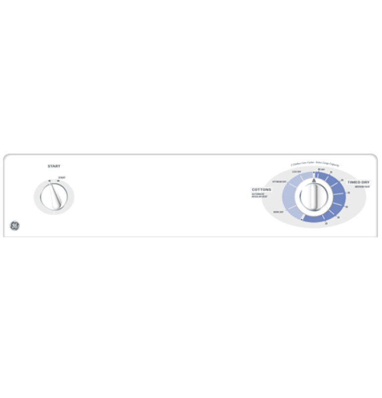 Extra-Large 5.7 Cu. Ft. Capacity Electric Dryer DVL223EBWW, product image 3 of 3