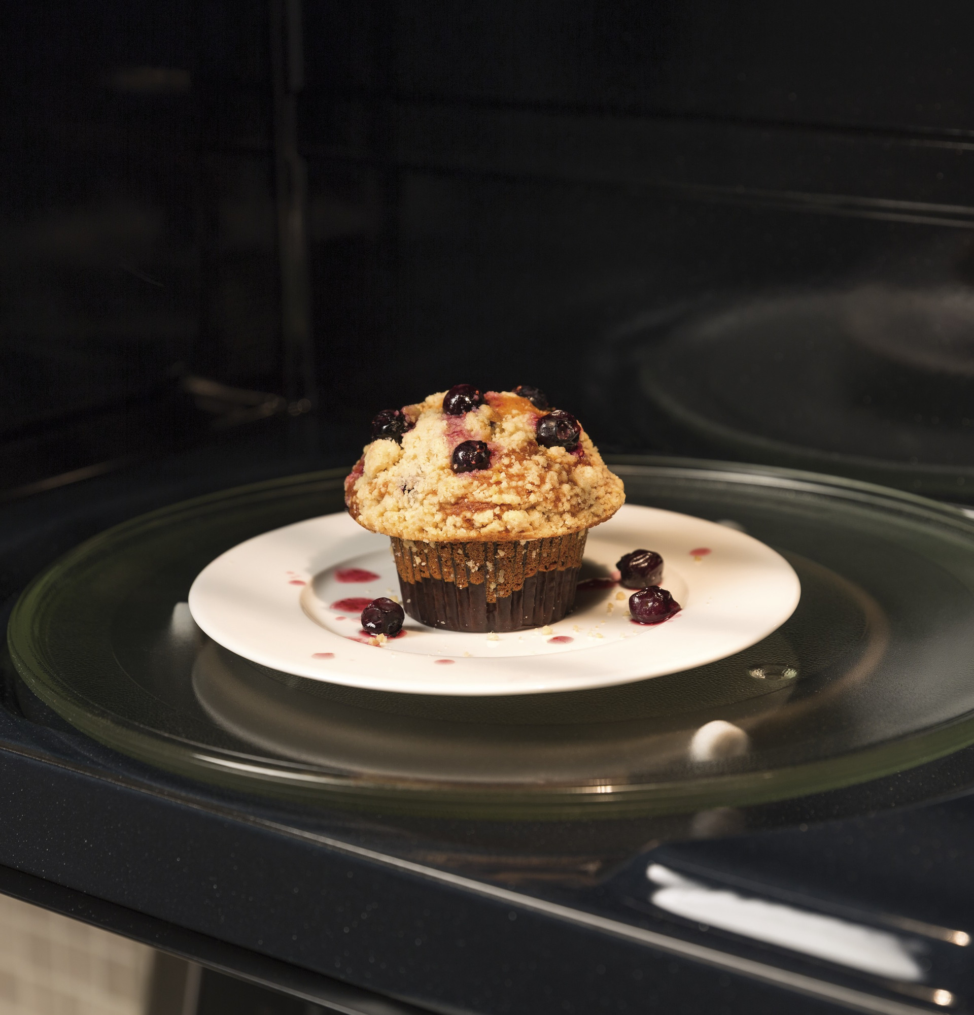 Adora series by GE 1.9 Cu. Ft. Over-the-Range Sensor Microwave Oven DVM7195BLTS, product image 9 of 10