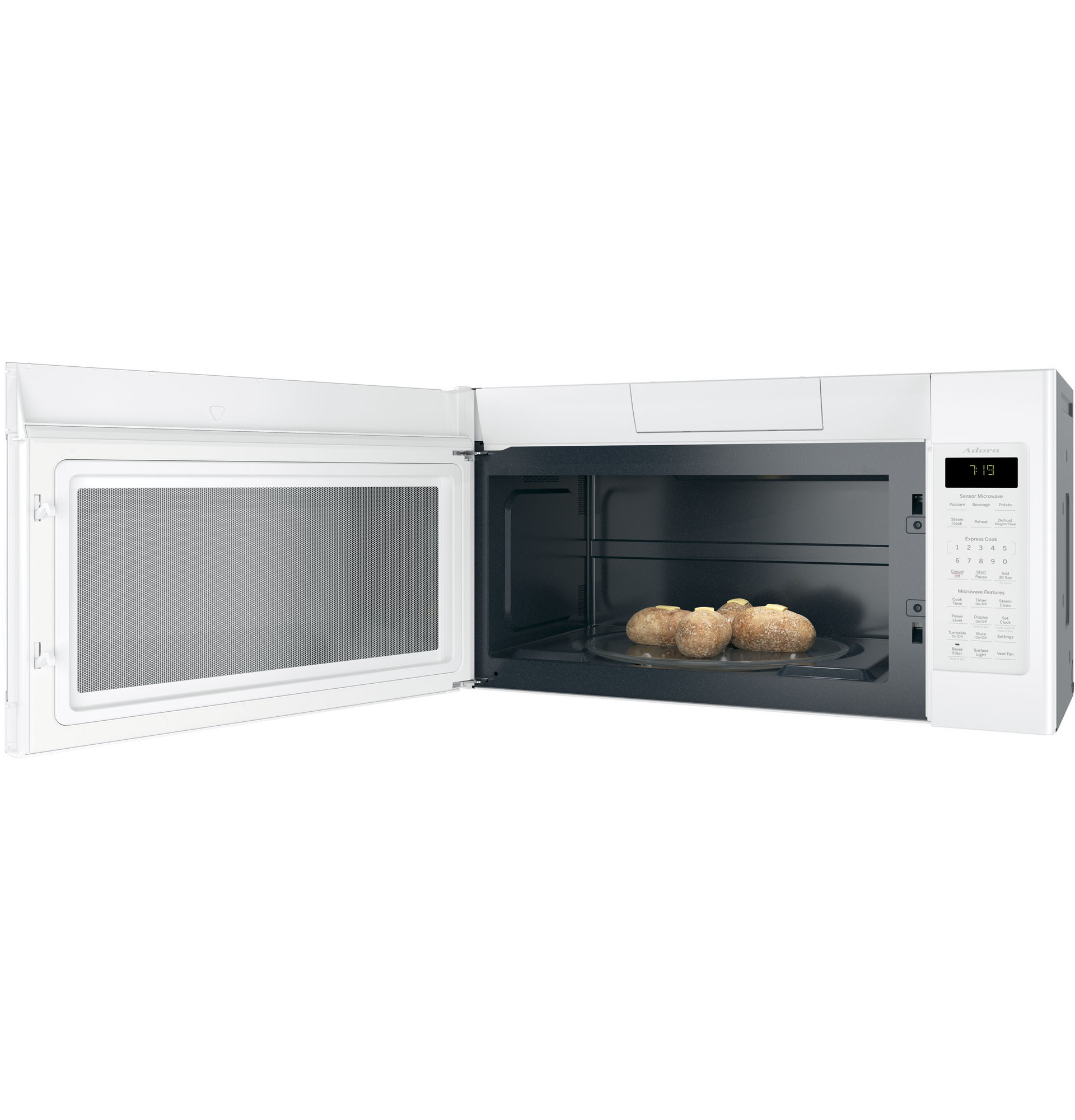 Adora series by GE 1.9 Cu. Ft. Over-the-Range Sensor Microwave Oven DVM7195DKWW, product image 10 of 10