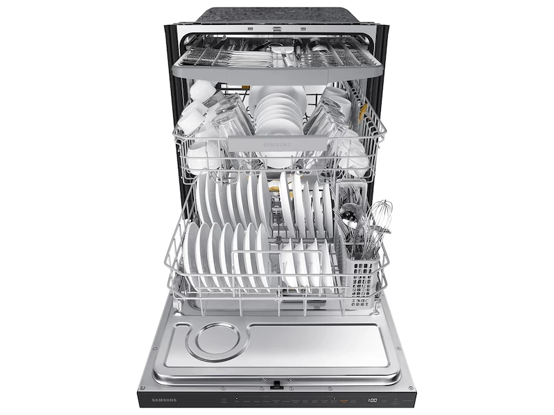 AutoRelease Smart 42dBA Dishwasher with StormWash+™ and Smart Dry in Black Stainless Steel DW80B7070UGAA