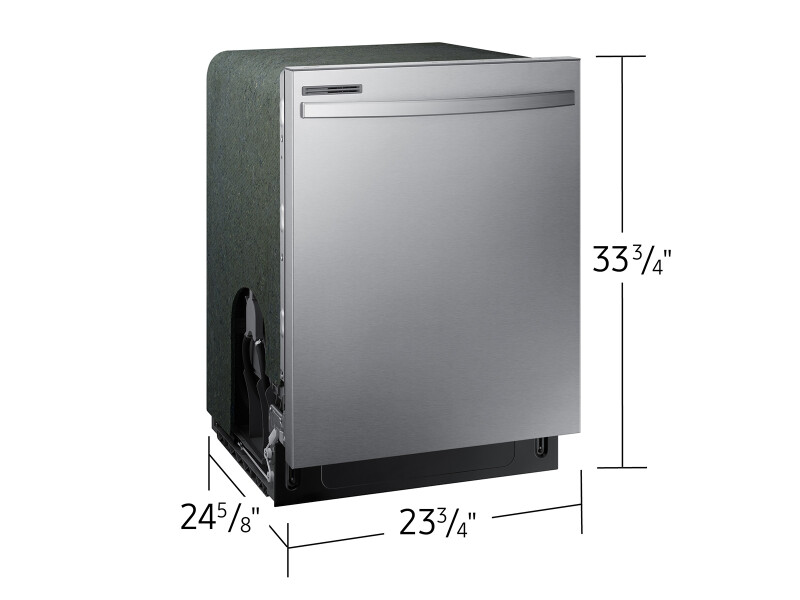 Fingerprint Resistant 53 dBA Dishwasher with Height-Adjustable Rack in Stainless Steel DW80CG4021SRAA