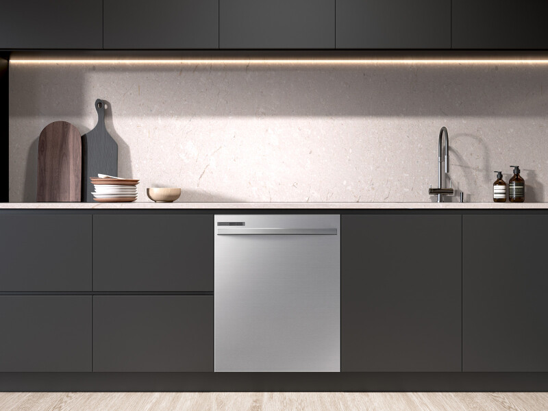Fingerprint Resistant 53 dBA Dishwasher with Height-Adjustable Rack in Stainless Steel DW80CG4021SRAA