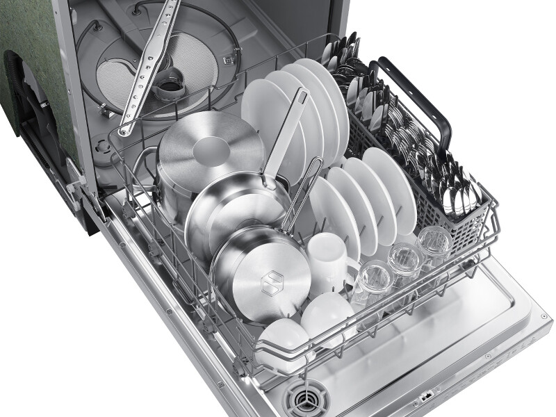 Fingerprint Resistant 53 dBA Dishwasher with Height-Adjustable Rack in Stainless Steel DW80CG4021SRAA