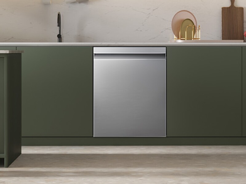 Bespoke AI Dishwasher with StormWash+™ Autorelease™ Door | Wi-Fi 46dBA DW80CG5450SRAA