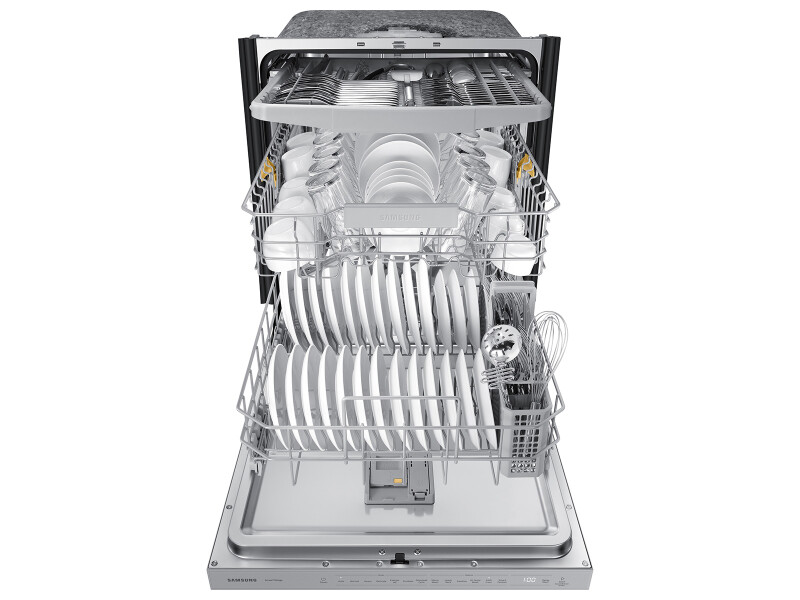 Bespoke AI Dishwasher with StormWash+™ Autorelease™ Door | Wi-Fi 46dBA DW80CG5450SRAA