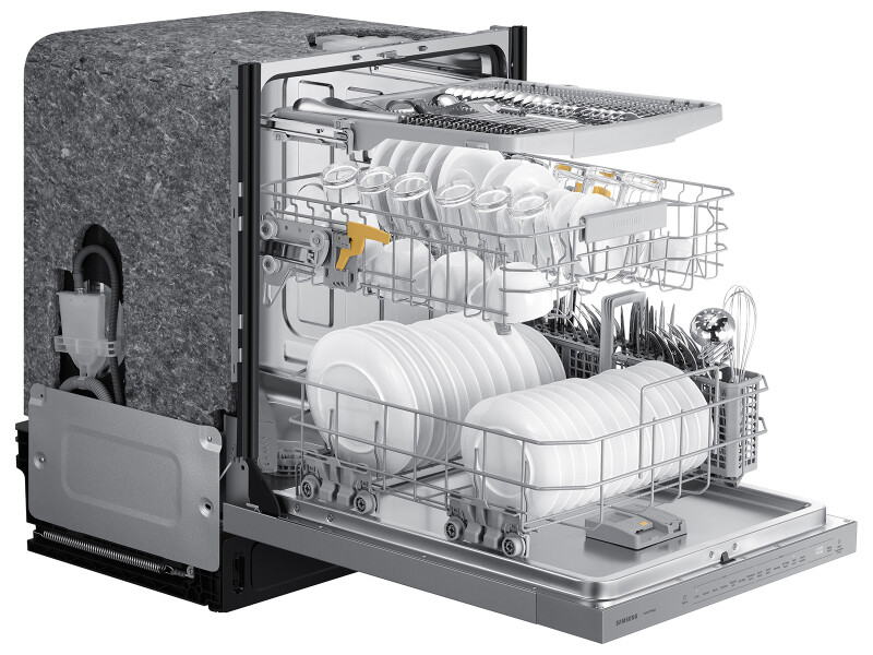 Bespoke AI Dishwasher with StormWash+™ Autorelease™ Door | Wi-Fi 46dBA DW80CG5450SRAA
