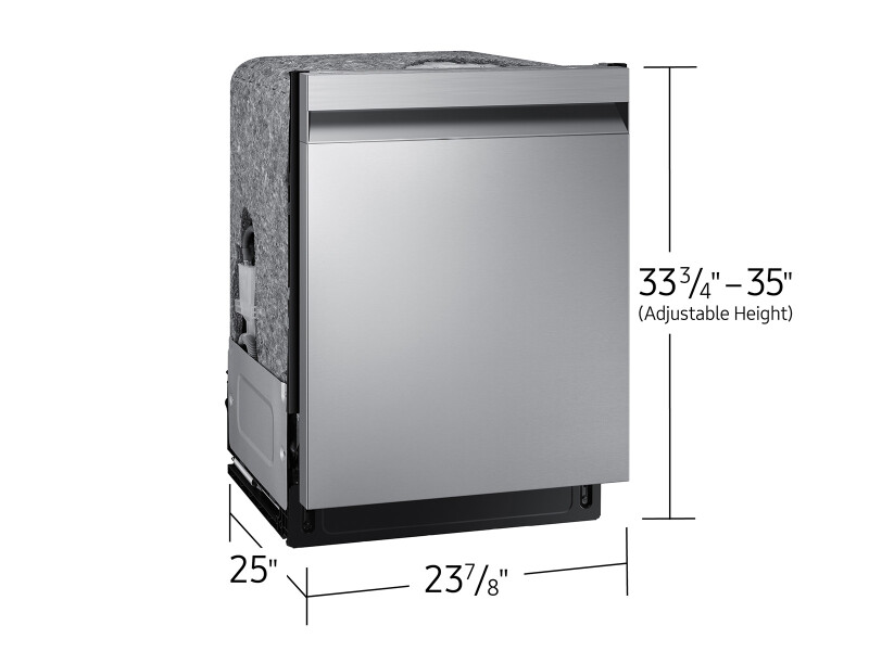 Bespoke AI Dishwasher with StormWash+™ Autorelease™ Door | Wi-Fi 46dBA DW80CG5450SRAA