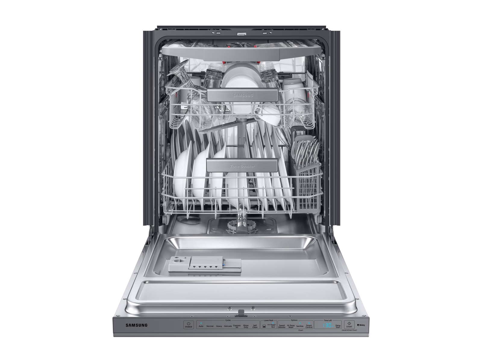 AutoRelease Smart 39dBA Dishwasher with Linear Wash in Stainless Steel DW80R9950USAA