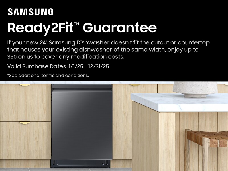 Bespoke AI Smart Dishwasher AI Wash & 3rd Rack Wash System | AutoRelease⢠Door 38dBA DW90F89T0UMTAA