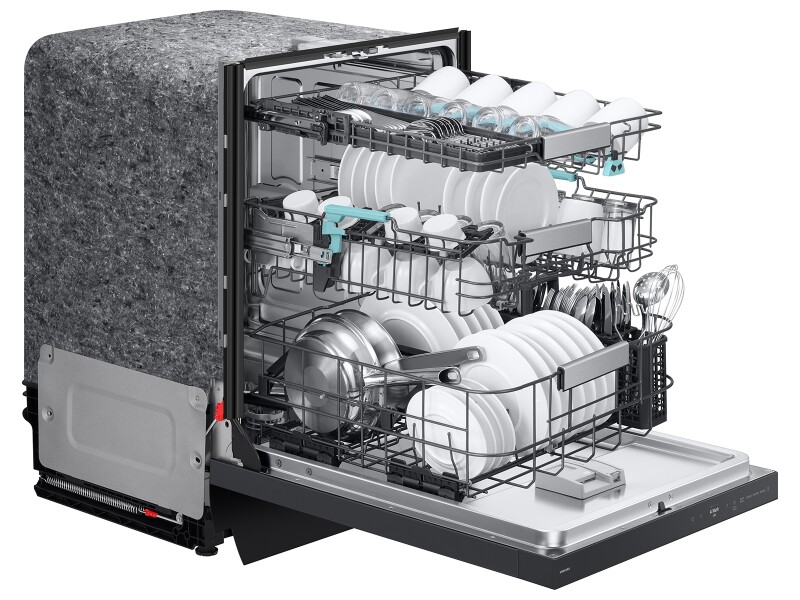 Bespoke AI Smart Dishwasher AI Wash & 3rd Rack Wash System | AutoRelease⢠Door 38dBA DW90F89T0UMTAA