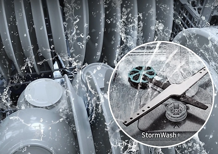 High pressure washing power, efficient cleaning