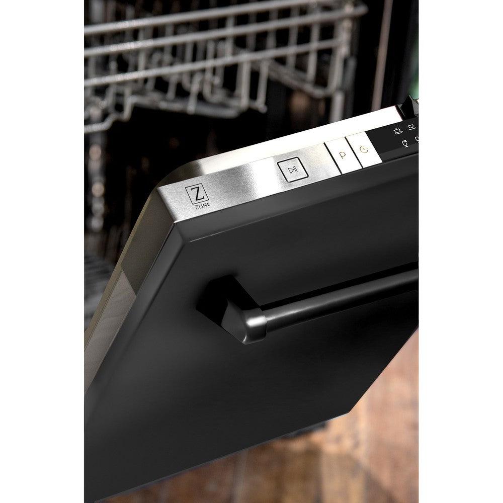 24 In. Top Control Dishwasher With Black Stainless Steel Panel And Traditional Style Handle, 52dba DWBS24