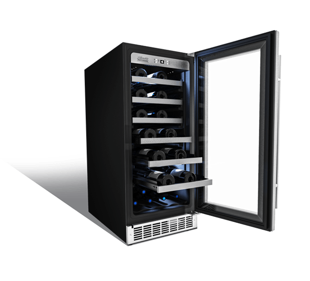 Tuscany 15” SINGLE ZONE WINE CELLAR. DWC031D1BSSPRUS