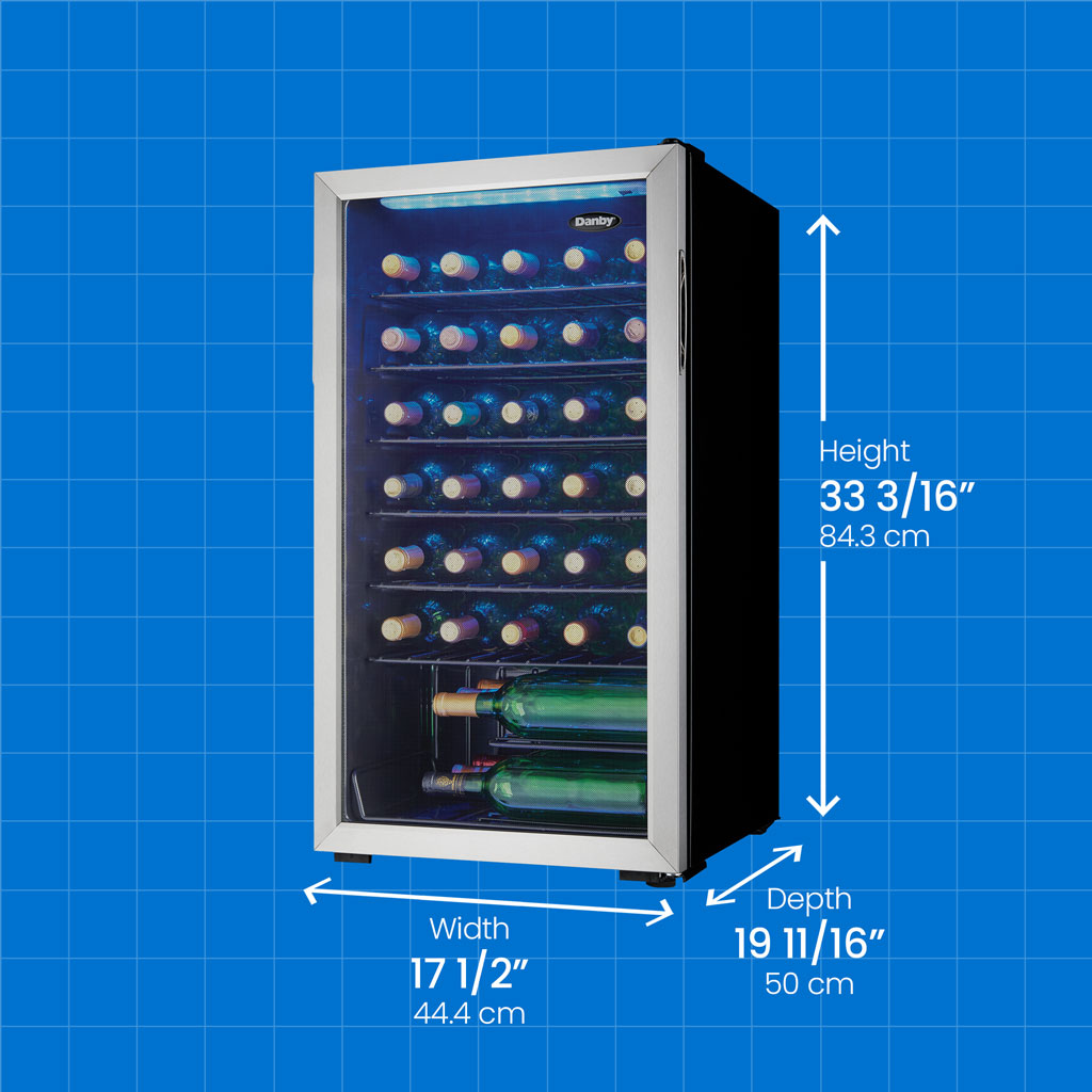 36 Bottle Free-Standing Wine Cooler DWC036A1BSSDB6