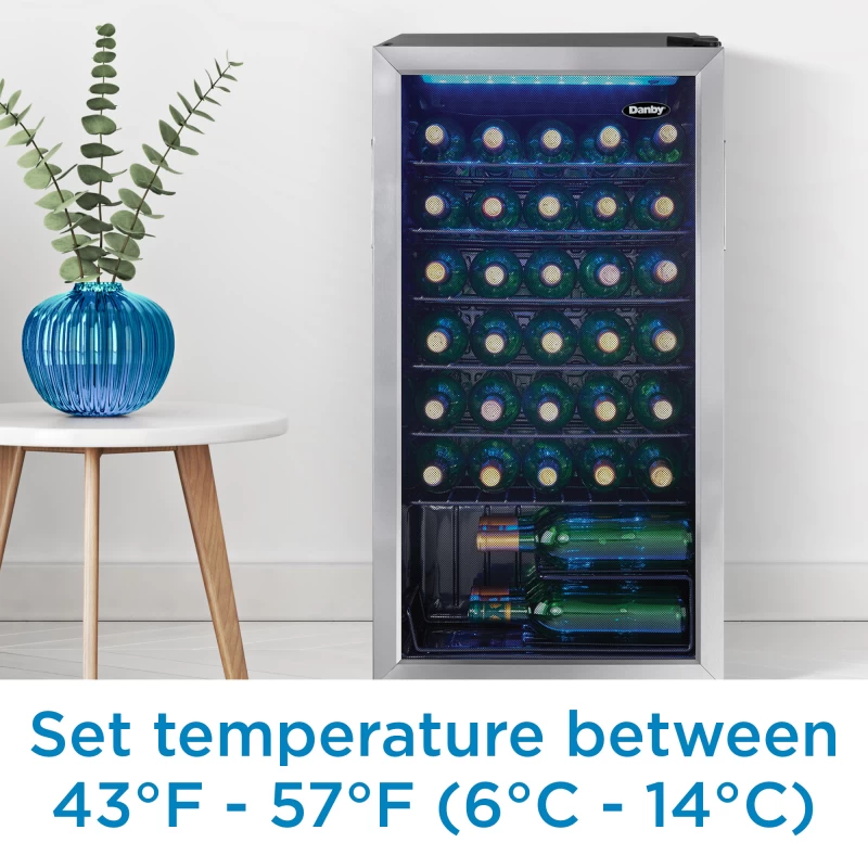 36 Bottle Free-Standing Wine Cooler DWC036A1BSSDB6
