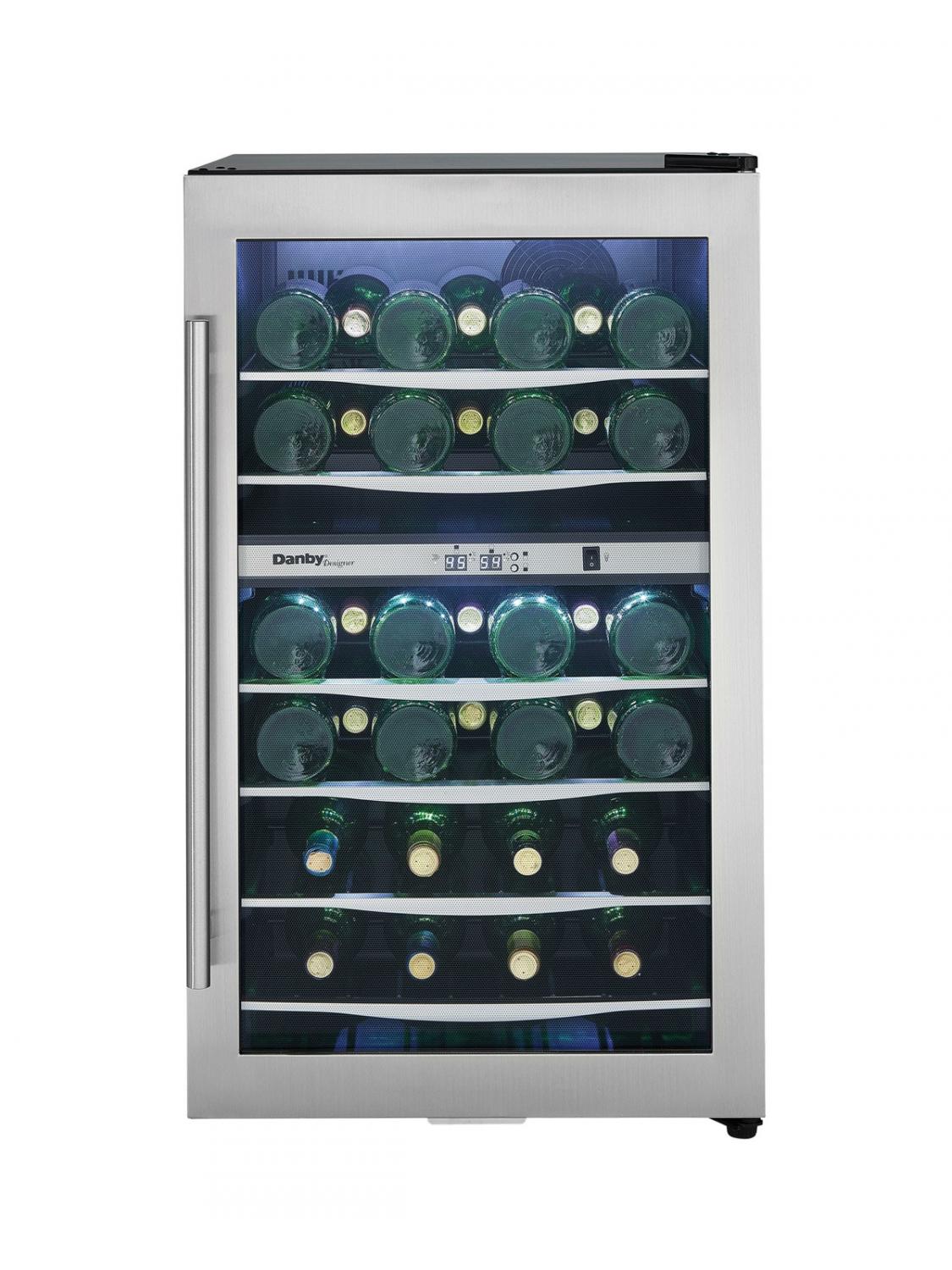 38 Bottle Free-Standing Wine Cooler DWC040A3BSSDD