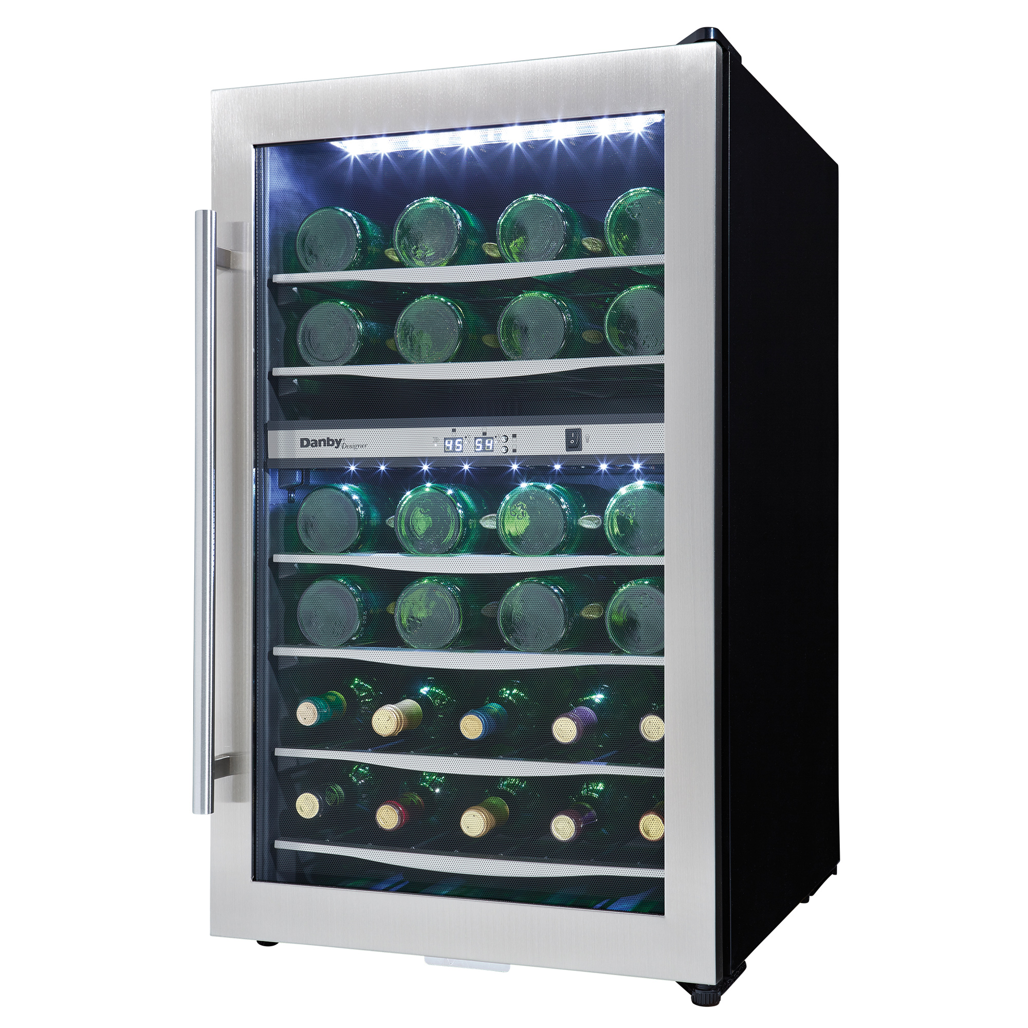 38 Bottle Free-Standing Wine Cooler DWC040A3BSSDD