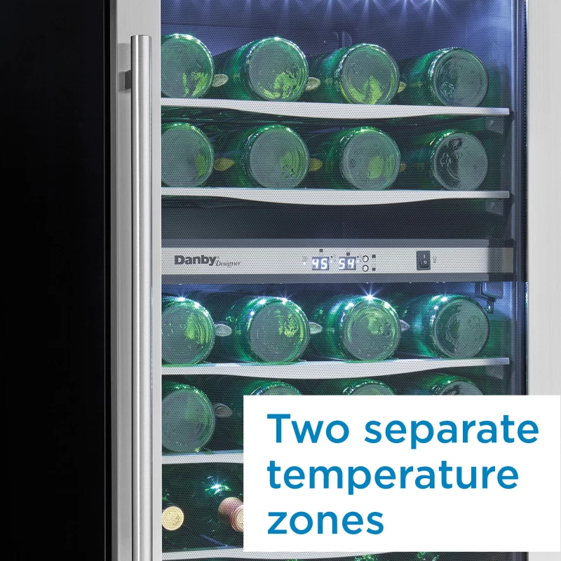 38 Bottle Free-Standing Wine Cooler DWC040A3BSSDD