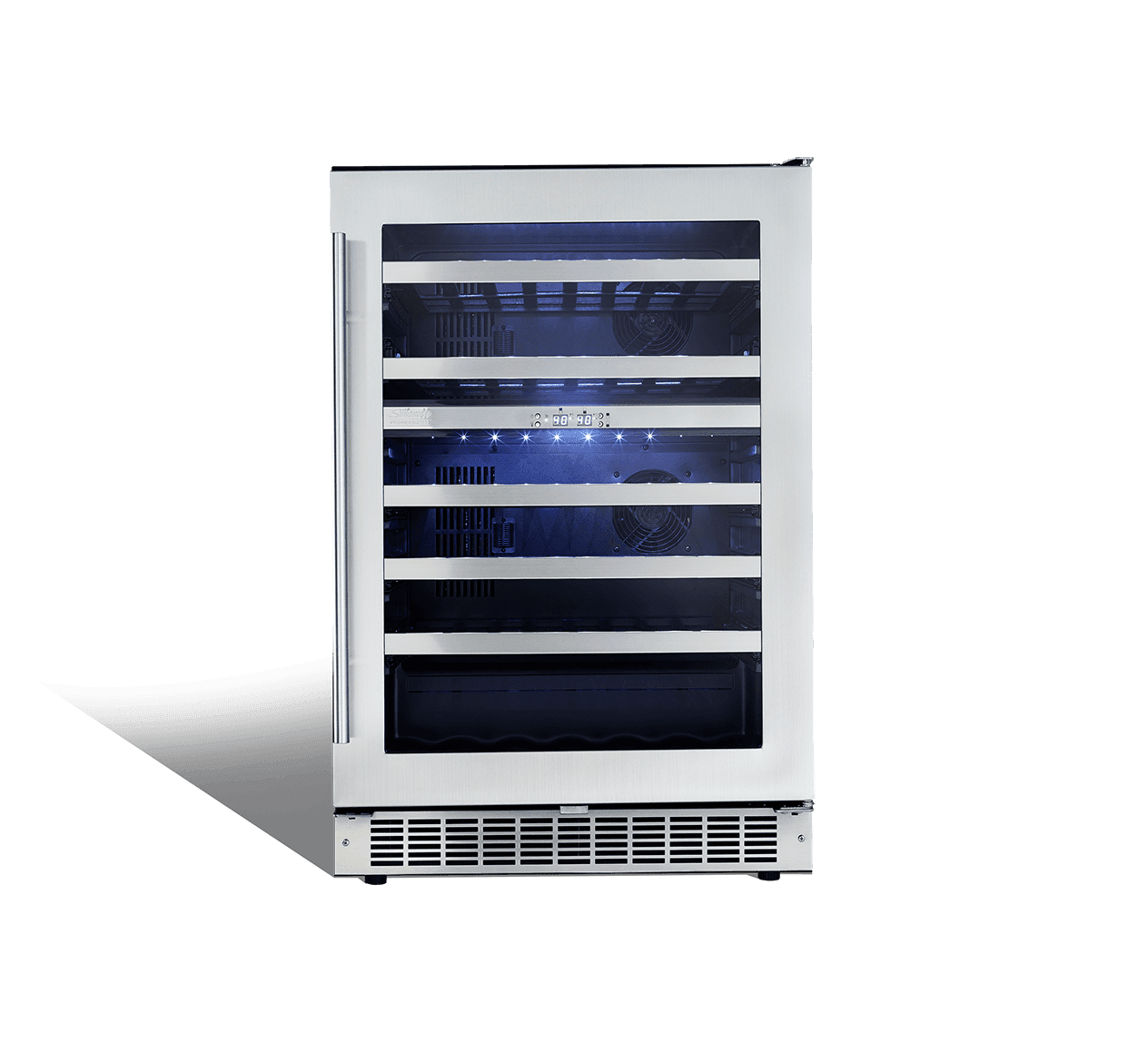 Sonoma 24” DUAL ZONE WINE CELLAR. DWC053D1BSSPRUS