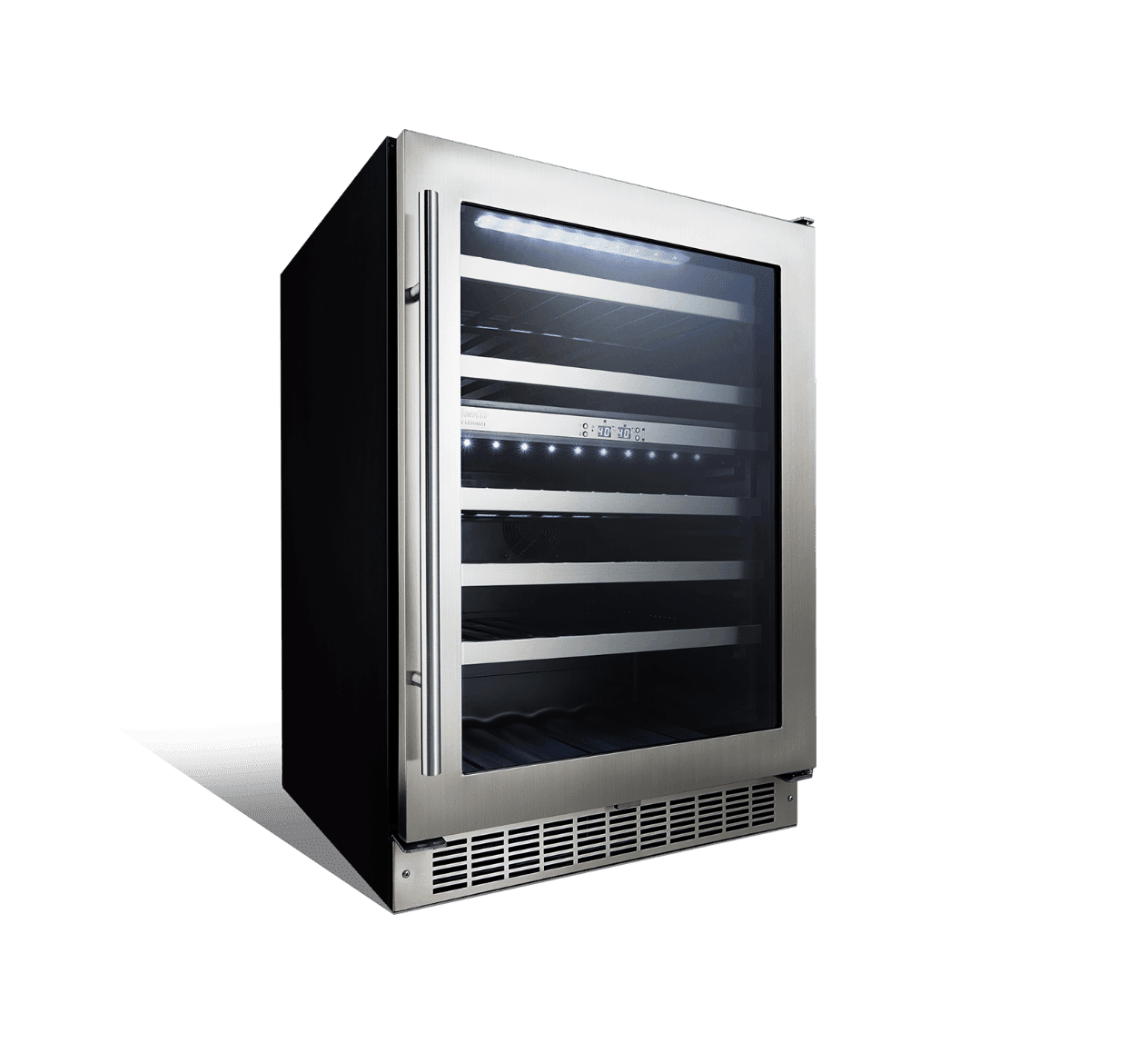 Sonoma 24” DUAL ZONE WINE CELLAR. DWC053D1BSSPRUS