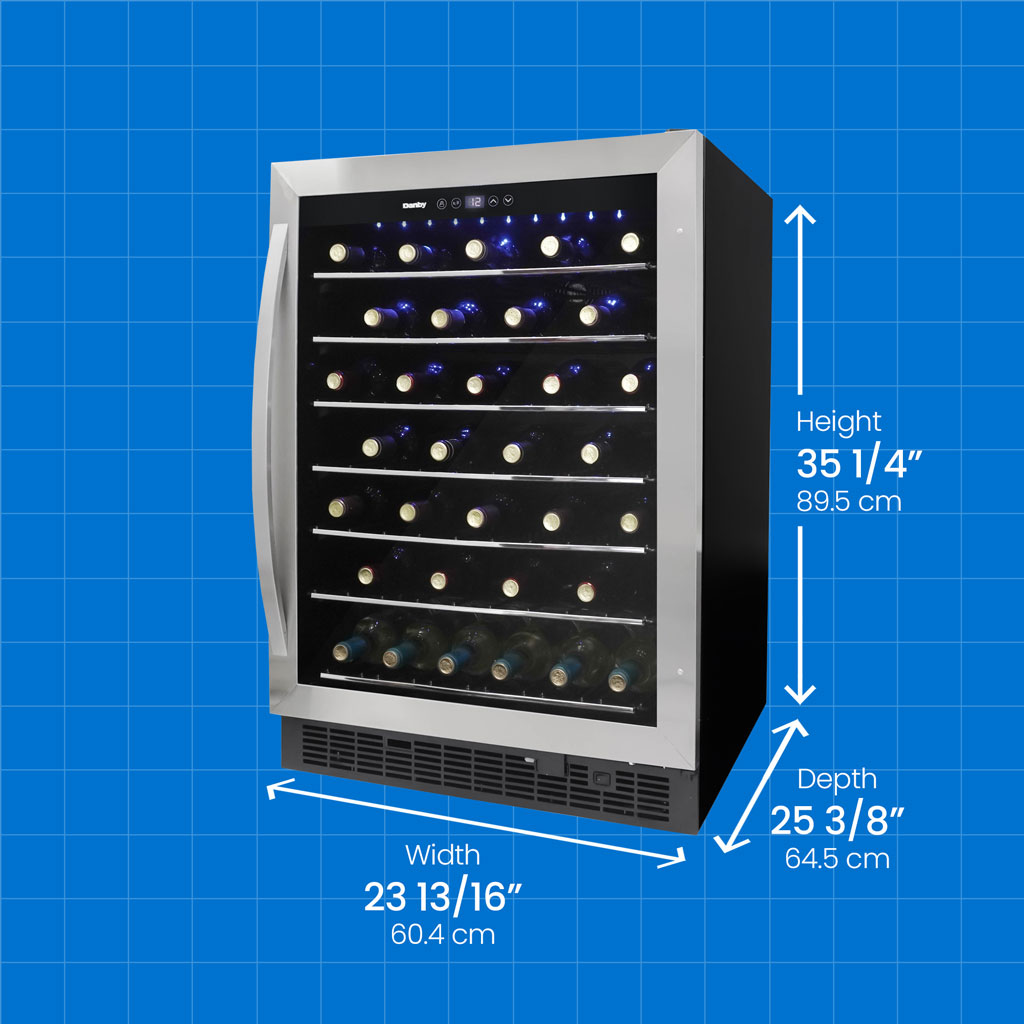 60 Bottle Built-in Wine Cooler DWC057A1BSS