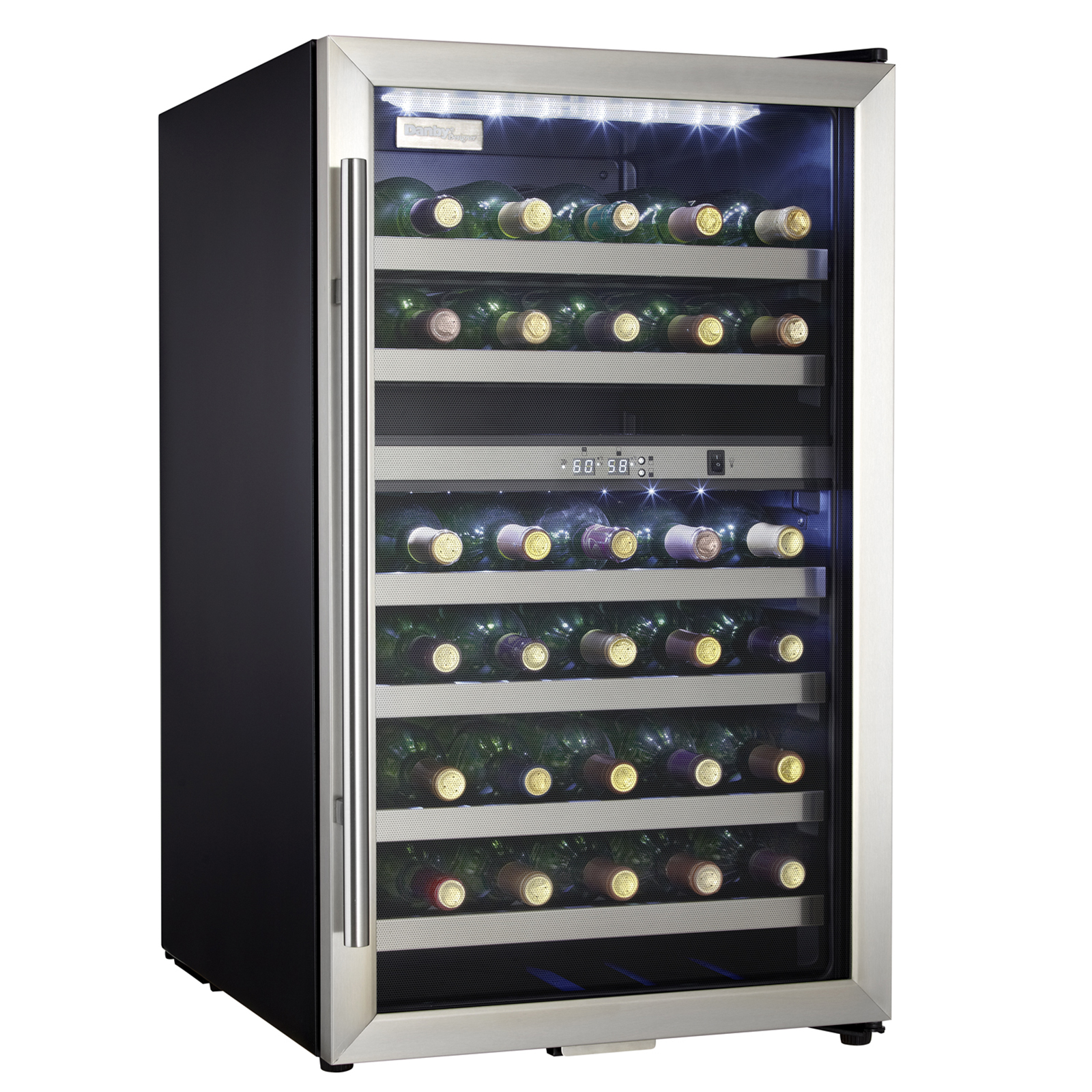 Designer 38 Bottle Free-Standing Wine Cooler DWC114BLSDD