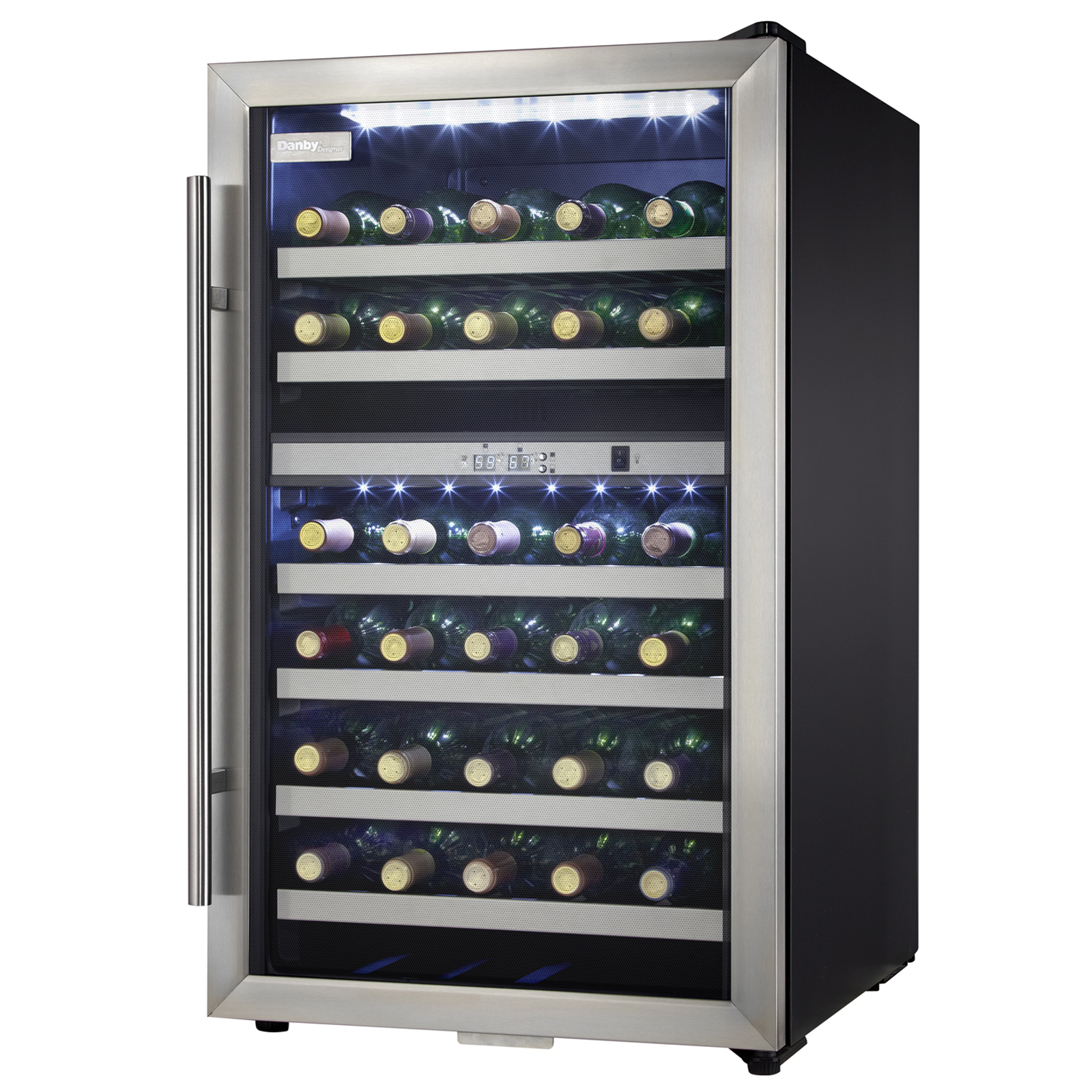 Designer 38 Bottle Free-Standing Wine Cooler DWC114BLSDD