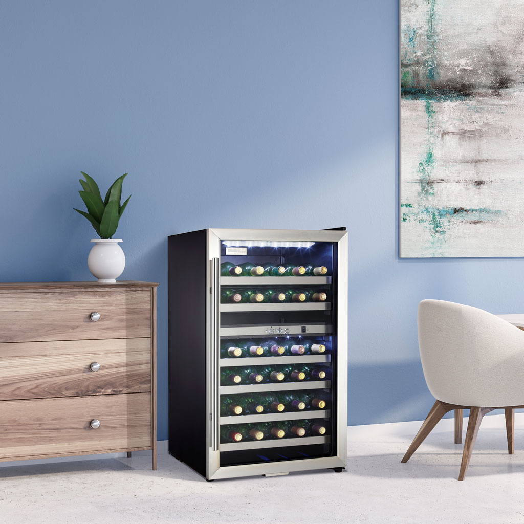 Designer 38 Bottle Free-Standing Wine Cooler DWC114BLSDD