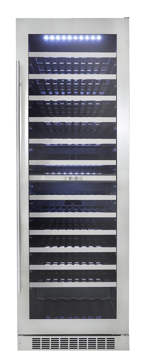 Bordeaux 24” DUAL ZONE WINE CELLAR. DWC140D1BSSPRUS