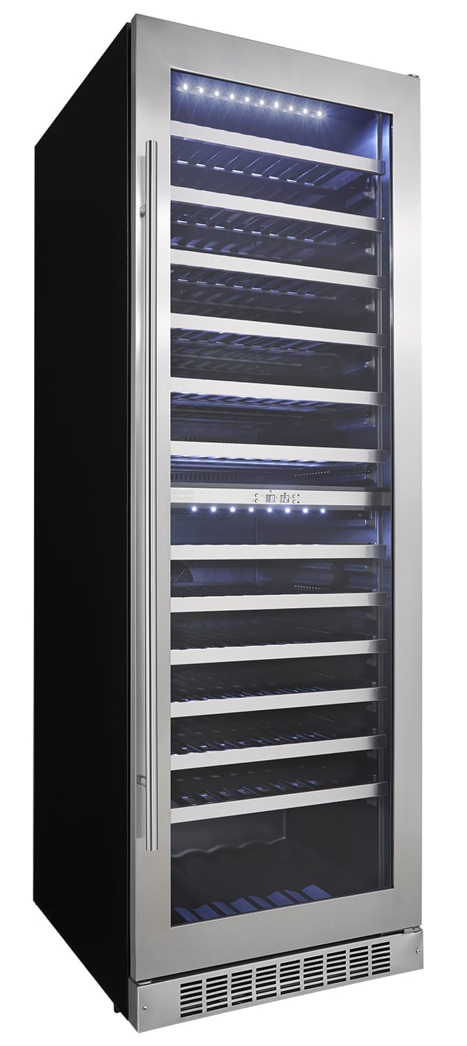 Bordeaux 24” DUAL ZONE WINE CELLAR. DWC140D1BSSPRUS