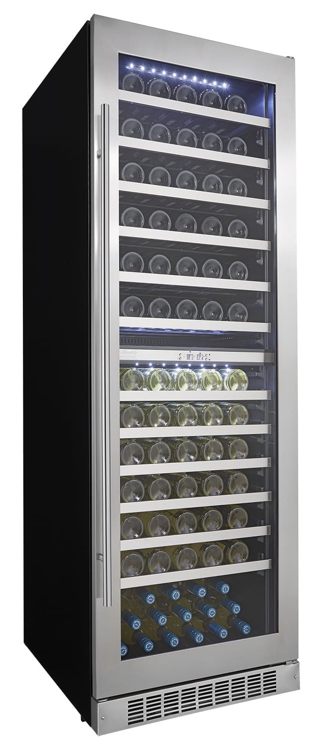 Bordeaux 24” DUAL ZONE WINE CELLAR. DWC140D1BSSPRUS